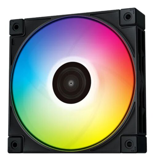 DeepCool FC120 Cooling Fan, 120mm Performance RGB PWM, Cable Management With Dasiy Chainable Cable, RGB Power Interconnect, Reduce Cable Clutter | R-FC120-BKAMN1-G-1
