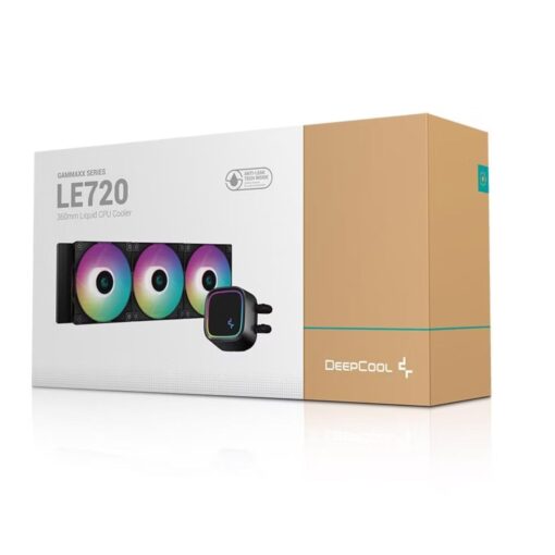 DeepCool LE720 360mm ARGB All-in-One Liquid Cooler 250W Heat Dissipation,Hydro Bearing, Intel LGA1700/1200/1151/1150/1155/ AMDAM5/AM4 | R-LE720-BKAMMN-G-1 - Image 3