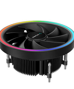 DeepCool UD551 ARGB CPU Cooler for AMD AM4 Top Flow Cooling Solution, 136mm Fan, ARGB LED Ring, Motherboard Sync Support