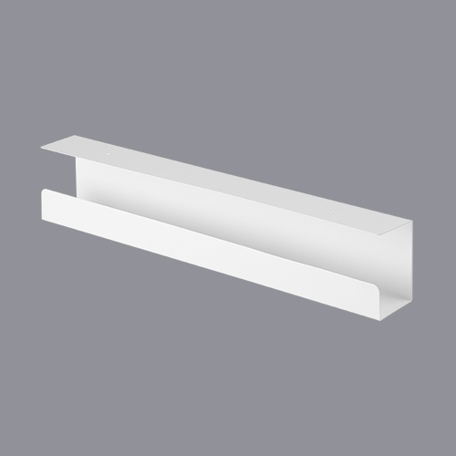 Brateck Under-Desk Cable Tray Organizer  Dimensions:600x114x76mm - White (LS) | CC11-1-W