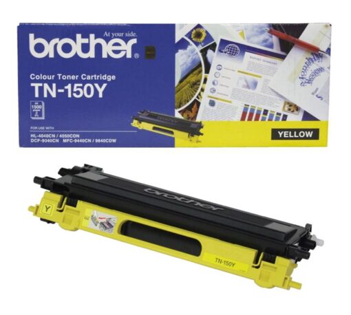 TN-150Y COLOUR LASER TONER - STANDARD YELLOW TONER CARTRIDGE TO SUIT HL-4040CN/4050CDN, DCP-9040CN/9042CDN, MFC-9440CN/9450CDN/9840CDW - 1500 PAGES | TN-150Y - Image 3