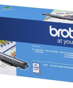 Brother TN-253C Cyan Toner Cartridge to Suit -  HL-3230CDW/3270CDW/DCP-L3015CDW/MFC-L3745CDW/L3750CDW/L3770CDW (1,300 Pages)