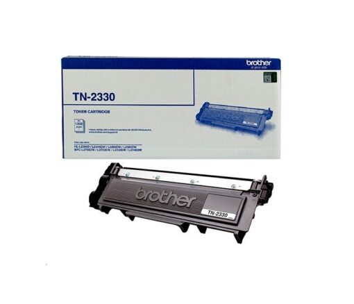 Brother TN-2330 Mono Laser Toner- Standard, HL-L2300D/L2305W/L2340DW/L2365DW/2380DW/MFC-L2700DW/2703DW/2720DW/2740DW up to 1,200 pages | TN-2330