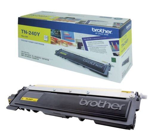 Brother TN-240Y Colour Laser Toner - Yellow,  HL-3040CN/3045CN/3070CW/3075CW, DCP-9010CN, MFC-9120CN/9125CN/9320CW/9325CW - up to 1,400 pages | TN-240Y - Image 3