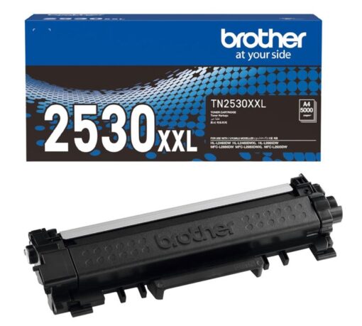 Brother TN-2530XXL **NEW** MONO LASER TONER - SUPER HIGH YIELD CARTRIDGE TO SUIT MFC-L2880DWXL/MFC-L2920DW/MFC-L2880DW/HL-L2460DWXL/HL-L2460DW - Up to - Image 3