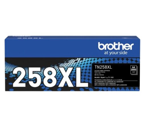 Brother TN-258XLBK **NEW** BLACK HIGH YIELD TONER CARTRIDGE TO SUIT MFC-L8390CDW/MFC-L3760CDW/MFC-L3755CDW/DCP-L3560CDW/DCP-L3520CDW/HL-L8240CDW/HL-L3 | TN-258XLBK - Image 2
