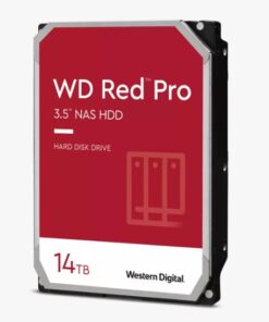Western Digital WD Red Pro 14TB 3.5' NAS HDD SATA3 7200RPM 512MB Cache 24x7 180TBW ~8-bays NASware 3.0 CMR Tech 5yrs wty ~WD142KFGX