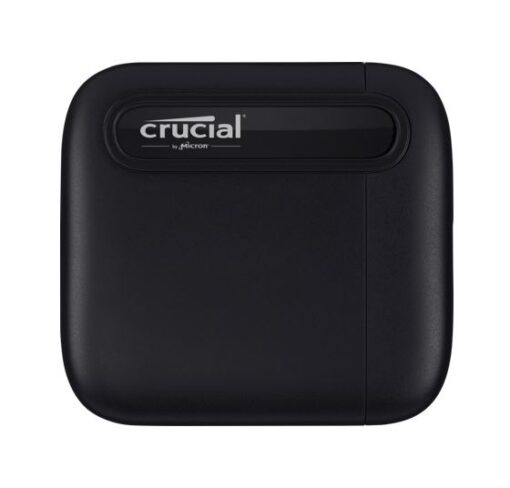 Crucial X6 1TB External Portable SSD 540MB/s USB3.2 USB-C USB3.0 Durable Rugged Shock Vibration Proof for PC MAC PS4 PS5 Xbox One Android iPad Pro | CT1000X6SSD9