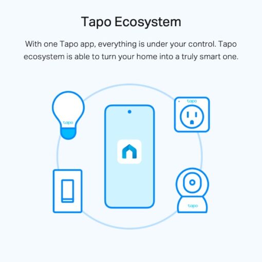 TP-Link Tapo L510E Smart Light Bulb Edison Fitting, Dimmable, No Hub Required, Voice Control, Schedule  Timer 2700K 8.7W 2.4 GHz 802. | Tapo L510E - Image 4