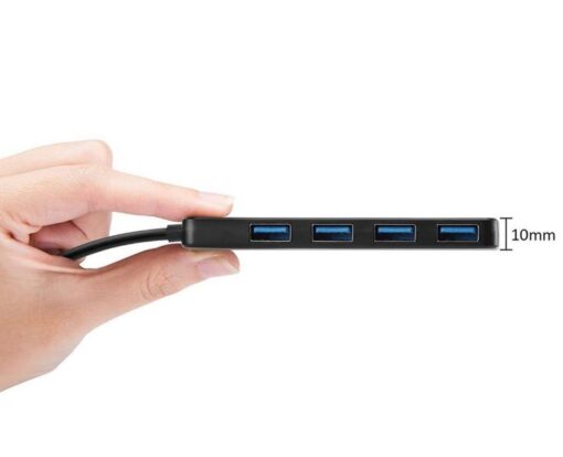 Simplecom CH340 Compact USB-C to 4 Port USB-A Hub USB 3.2 Gen1 | CH340 - Image 3