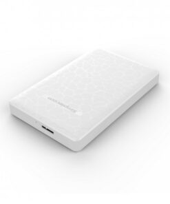 Simplecom SE101 Compact Tool-Free 2.5'' SATA to USB 3.0 HDD/SSD Enclosure White Compatible with 7mm and 9.5mm laptop 2.5' SATA HDD/SSD | SE101-WH