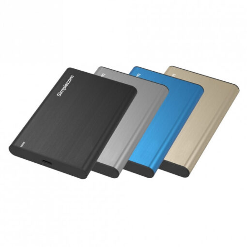 Simplecom SE221 Aluminium 2.5'' SATA HDD/SSD to USB 3.1 Enclosure Black USB 3.1 Gen 1 support up to 5Gbps data transfer rate | SE221-BLACK - Image 2