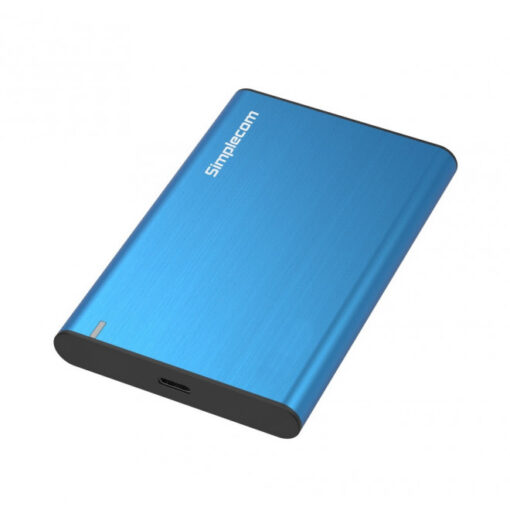 Simplecom SE221 Aluminium 2.5'' SATA HDD/SSD to USB 3.1 Enclosure Blue USB 3.1 Gen 1 support up to 5Gbps data transfer rate | SE221-BLUE