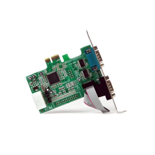 StarTech PEX2S553 Serial Adapter - Low-profile Plug-in Card - PCI Express - PC, Mac, Linux - 2 x Number of Serial Ports External | PEX2S553 - Image 2