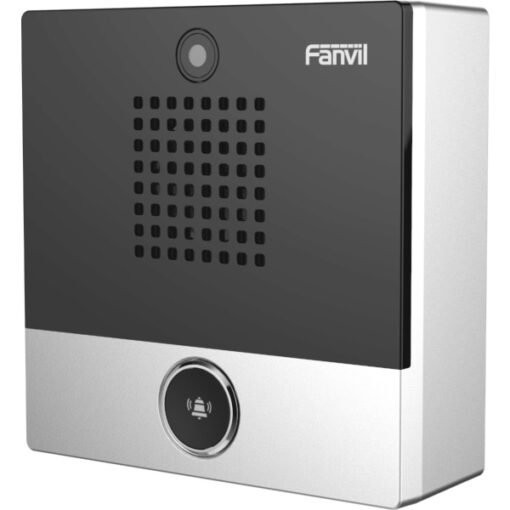 Fanvil i10SV Indoor Audio/Video Intercom, 2 SIP Lines, 1 DSS Key, PoE, IP54, Mini Size, 2Yr Warranty | i10SV
