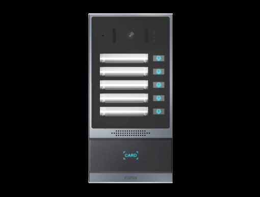 Fanvil i63 Outdoor Audio/Video Intercom, 2 SIP Lines, 5 DSS Keys, PoE, IP66  IK07, RFID Reader , ONVIF, 2Yr Warranty