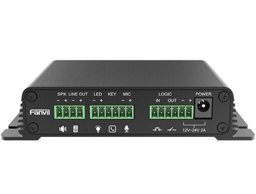 Fanvil PA2s Video Intercom  Paging Gateway, Emergency call button interface, active call, NVR video recording, standard RJ45 interface | PA2S