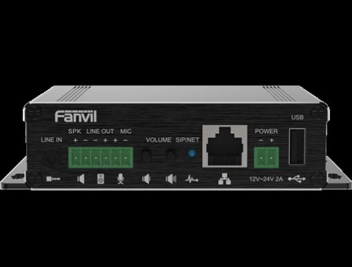 Fanvil PA3 Video Intercom  Paging Gateway, 2 SIP Lines, 1 Speaker interface and 1 microphone interface, Support USB or TF Card, Support POE | PA3