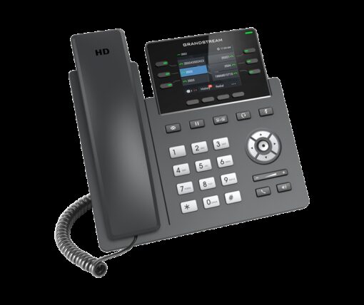 Grandstream GRP2613 6 Line IP Phone, 3 SIP Accounts, 320x240 Colour Screen, HD Audio, Powerable Via POE | GRP2613 - Image 2