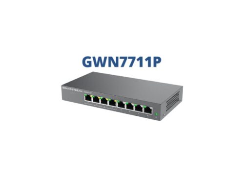 Grandstream GWN7711P Layer 2-Lite Managed Switch, 8 x GigE (4 x PoE/PoE+ or +24VDC Output Mode) - Image 2