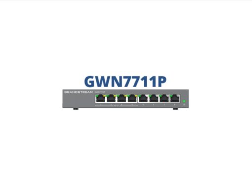 Grandstream GWN7711P Layer 2-Lite Managed Switch, 8 x GigE (4 x PoE/PoE+ or +24VDC Output Mode) - Image 4