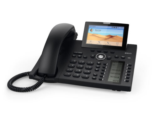 Snom D385N 12 Line Professional IP Phone, 4.3' Hi-Res Display With Backlight | D385N