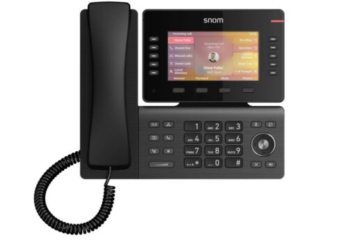SNOM D865 Large tiltable 5 inch IPS colour display 2x USB 2.0 high speed connection 10 programmable function keys Dual-band Wi-Fi and Bluetooth | 00004536 - Image 3