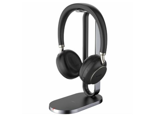 Yealink BH76 Bluetooth Stereo Headset with Charging Stand, UC, USB-A, Microsoft Teams  UC Certified, ANC, Retractable 5 Microphone, 35 Hours Battey - Image 3