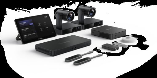 Yealink MVC S90 Microsoft Teams Rooms Kit, 2x UVC86 4K Dual Camera, AvHub, MVC-BYOD-Extender, RoomSensor, 2x WPP30, MCoreKit C5, No Audio | MVCS90-C5-007