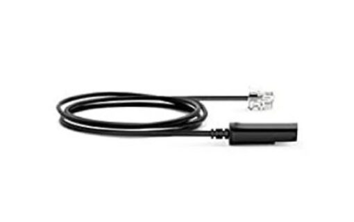 Yealink QD-RJ9-Cord-3PTY QD to RJ Cord for YHS36/YHS34/YHS34 Lite, Compatible with Cisco 79xx IP Phones, Avaya callmaster V and VI | QD-RJ9-Cord-3PTY