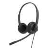 Yealink UH34 Dual UC USB Headset, Lightweight, All Day Wearing Comfort, Ear Wideband Noise Cancelling Microphone, Leather Ear Cushions, USB-A | UH34-D-UC