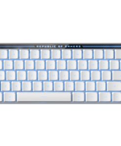 ASUS ROG Falchion RX Blue Low Profile Wireless Gaming Keyboard, Tri-mode Connection, ROG Omni Receiver, Intuitive control