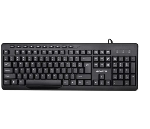 Gigabyte KM6300 USB Wired Keyboard  Mouse Combo multimedia controls 1000dpi Adjustable Portable slim receiver Stylish design comfort | KM6300 - Image 2