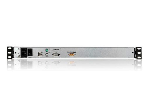 Aten Rackmount Dual Rail LCD Console VGA PS/2-USB w/ 19' LCD Display, 1x Custom KVM Cable Included, 1280x1024@75hz Display, LED Illumination | CL5800N-ATA-AU - Image 2