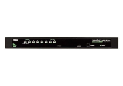 Aten Rackmount KVM Switch 8 Port VGA PS/2-USB, 1x Custom KVM Cable Included, Selection Via Front  USD Menu, Broadcast Mode | CS1308-AT-U - Image 3