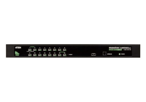 Aten Rackmount KVM Switch 16 Port VGA PS/2-USB, KVM Cables NOT Included, Selection Via Front  USD Menu, Broadcast Mode | CS1316-AT-U - Image 3