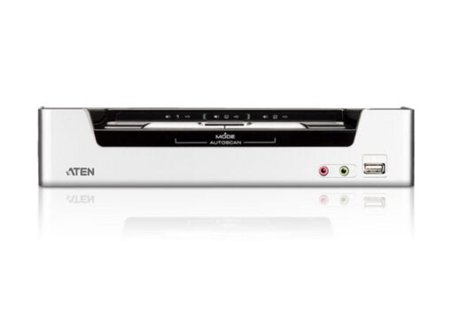 Aten Desktop KVMP Switch 2 Port Single Display HDMI w/ Dolby HD audio, 2x Custom KVM Cables Included, 2x USB Port, Selection Via Front Panel | CS1792-AT-U - Image 3