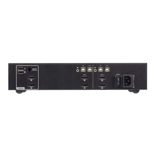 Aten 2-Port USB DisplayPort Dual Display Secure KVM Switch with CAC (PSD PP v4.0 Compliant) | CS1142DP4C-AT-U - Image 2