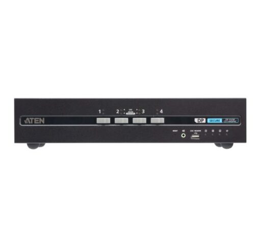 Aten 4-Port USB DisplayPort Dual Display Secure KVM Switch with CAC (PSD PP v4.0 Compliant) | CS1144DP4C-AT-U