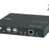 Aten VGA and HDMI Dual View USB KVM Console station for selected Aten KNxxxx KVM over IP series, supports full HD with design for 0U rack space | KA8278-AX-U
