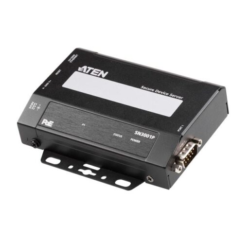 Aten SN3001P 1-Port RS-232 Secure Device Server with PoE, Secured operation modes, Local  remote authentication and login, Third-party authenticati | SN3001P-AX