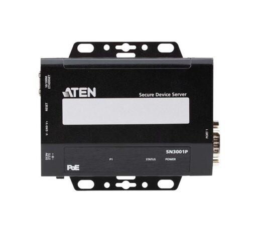 Aten SN3001P 1-Port RS-232 Secure Device Server with PoE, Secured operation modes, Local  remote authentication and login, Third-party authenticati | SN3001P-AX - Image 4