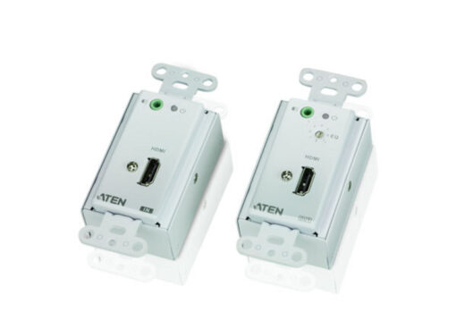 Aten HDMI Over Cat 5 Extender Wall Plate - up to 1080p@60Hz (40m), 1080i@60Hz (60m)' (PROJECT) | VE806-AT-U