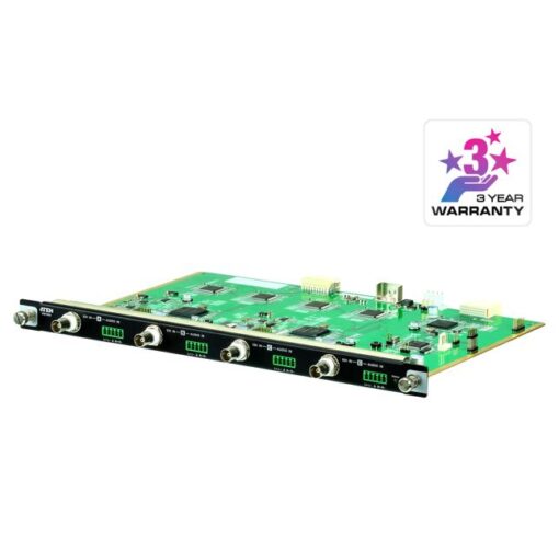 Aten VM7404 4-Port SDI Input Board for VM1600A/VM3200, Connects up to 4SDI inputs, Supports SD-SDI, HD-SDI and 3G-SDI formats | VM7404-AT
