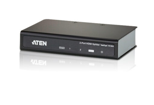 Aten Video Splitter 2 Port HDMI 4K Splitter 340MHz, Ultra HD 4kx2k  1080p Full HD, Supports Dolby True HD | VS182A-AT-U