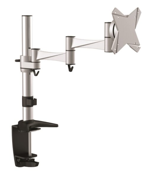 Astrotek Monitor Arm Desk Mount Height Adjustable Stand for Single LCD Display 23.8' 24' 27' 31.5' 32' 8kg 30° Tilt 180° Swivel 360° Pivot VESA | AT-LCDMOUNT-1S