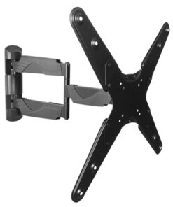 Brateck Slim Full Motion Curved  Flat Panel TV Wall Mount for 23''-55' TV Up tp 35kg, VESA hole up to 400x400. (LS) | LPA39-443
