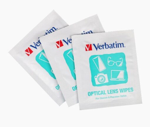 Verbatim Screens, Monitor, Glasses, Window Cleaning Wipes - 25pcs | 66609 - Image 2