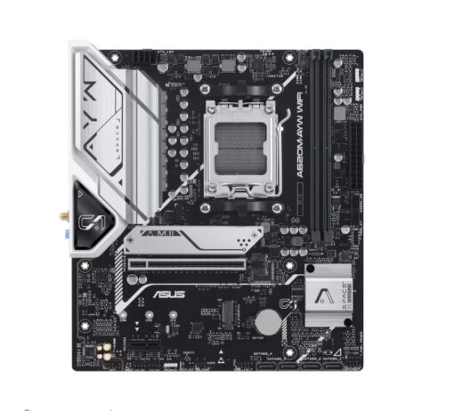 ASUS AMD A620M-AYW WIFI (AM5)  Micro-ATX Motherboard, 2xDDR5 Max 96GB, 1 x PCIe 4.0 x16 slot, 2 x M.2 slots, 4 x SATA, Wi-Fi 6, Realtek 2.5G | A620M-AYW WIFI