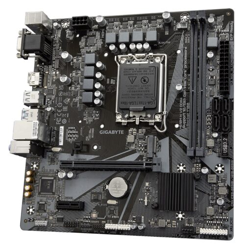 Gigabyte H610M H V2 DDR4 1.0 LGA 1700 mATX Motherboard, 2x DDR4 ~64GB, 1x PCI-E x16, 1x PCI-E x1, 1x M.2, 4x SATA, 2x USB 3.2, 4x USB 2.0 | H610M H V2 DDR4 1.0 - Image 4